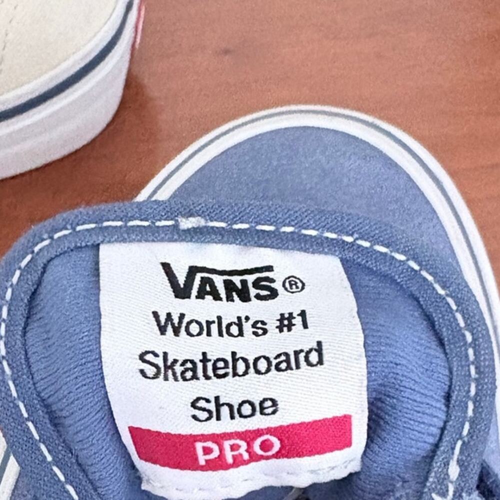 Vans Authentic Pro STV Navy Classic White Skate Inspired Sneakers Size Men's 8 - Picture 2 of 14